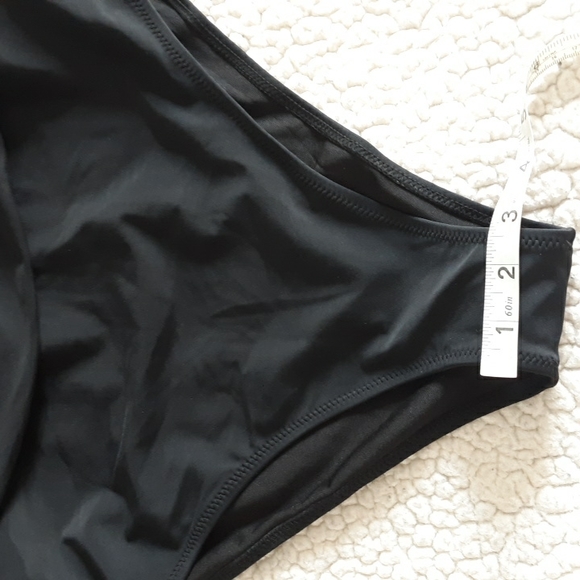 New Cupshe Large Black Cross Straps One Piece Swim Bathing Suit - Picture 9 of 14